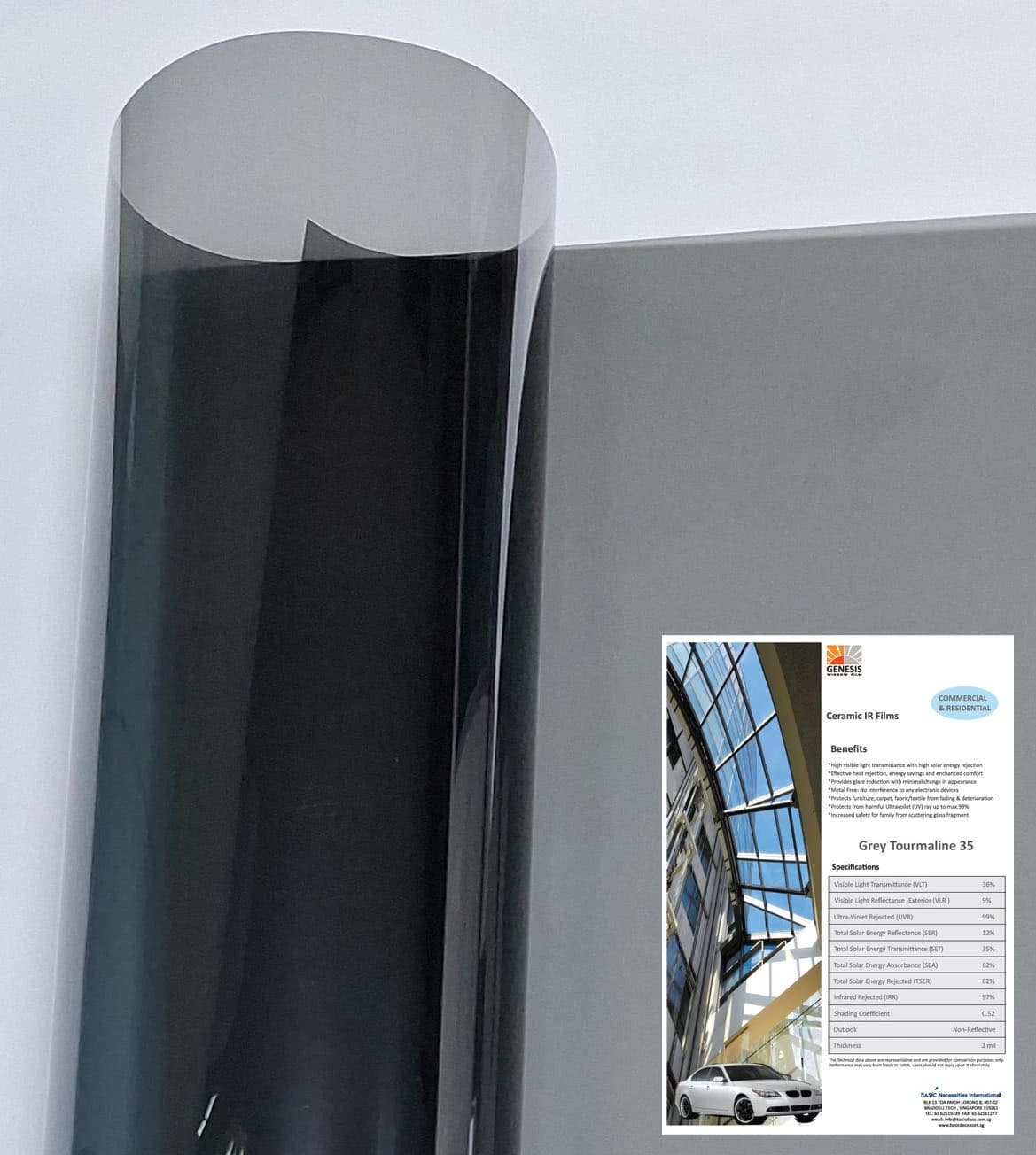 Grey Tourmaline 35 IR35GTM exact product sample