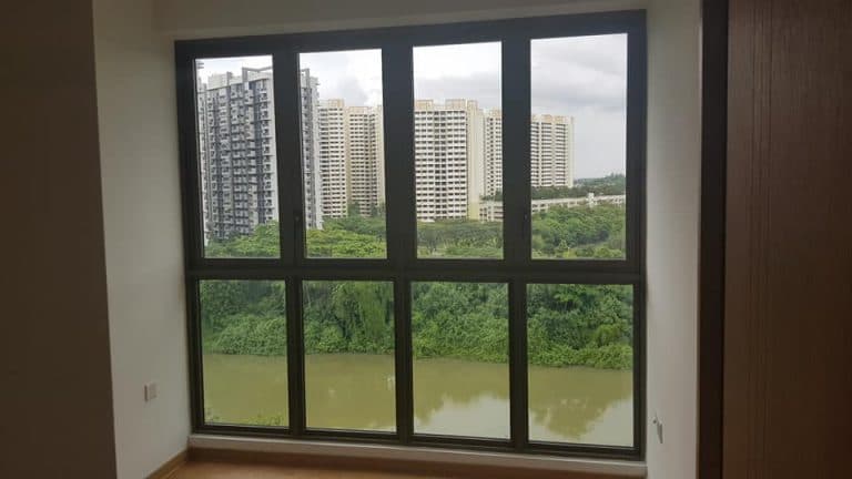 Non-reflective solar film applied to residential glazing