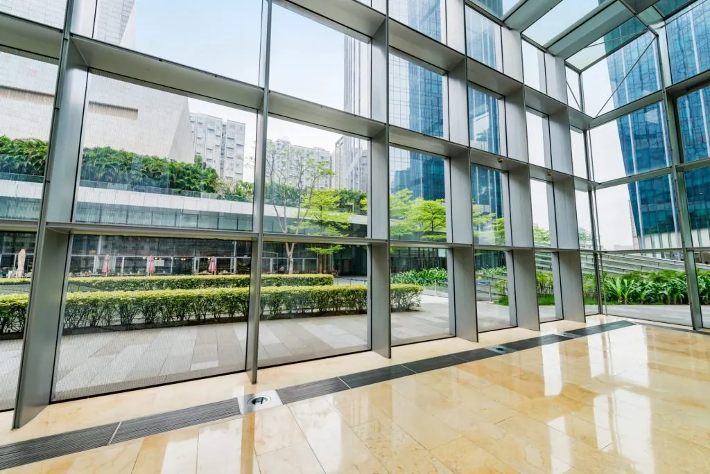 Daylit glazed atrium from Basic Deco’s existing public imagery